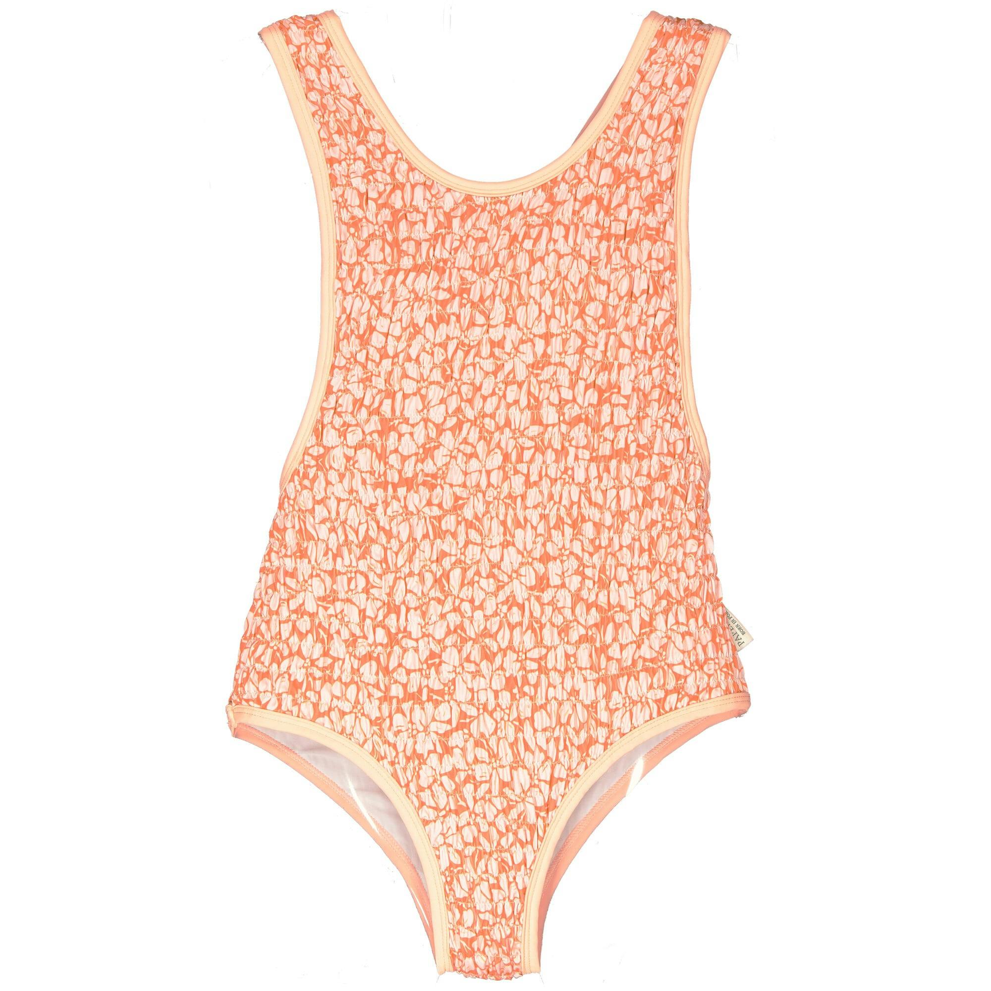 Paradise Flowers Smocked Swimsuit, Florals