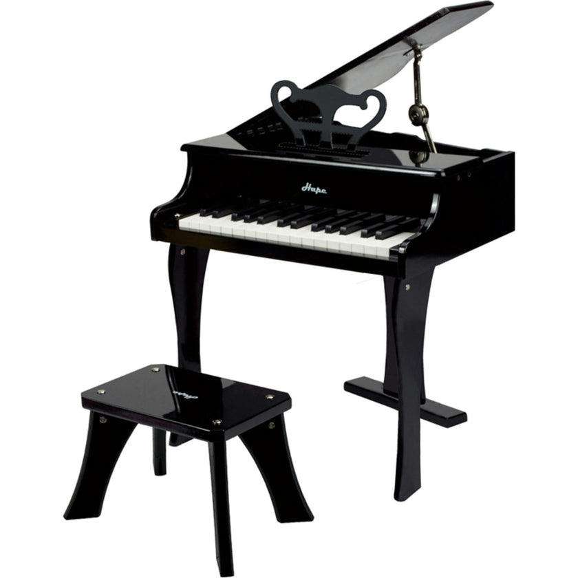 30 Key Grand Piano W/ Bench in Black