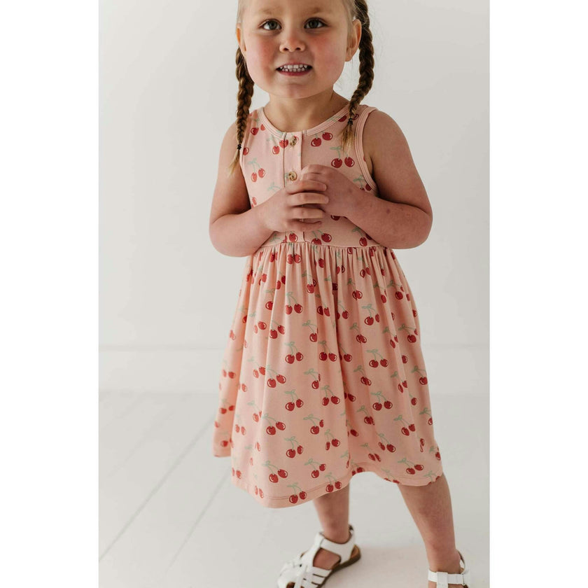 Girl's Henley Tank Dress