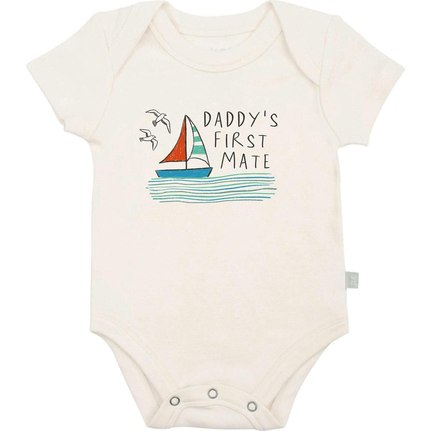 graphic bodysuit | daddy's first mate