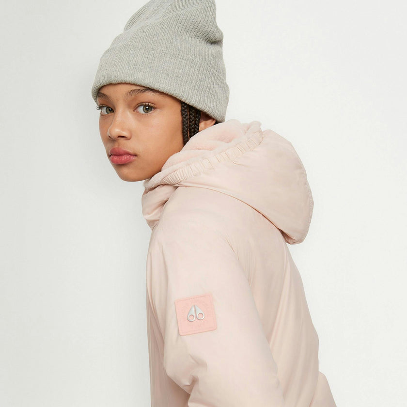 MOOSE KNUCKLES Simcoe Reversible Bunny Jacket - Dusty Rose
