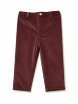 Boys Velour Straight Leg Dress Pants