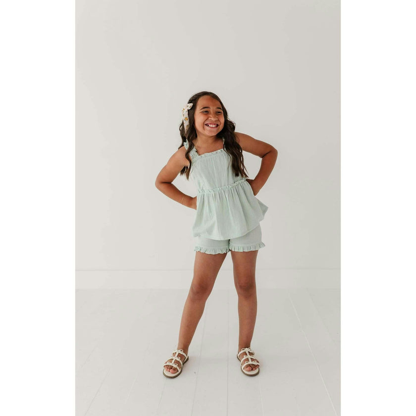 Ruffle Gauze Shorts