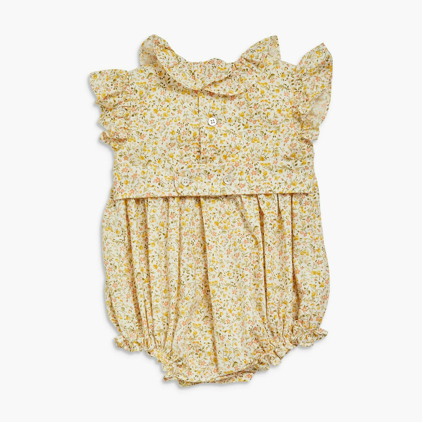 Lucella Romper Yellow Green Floral