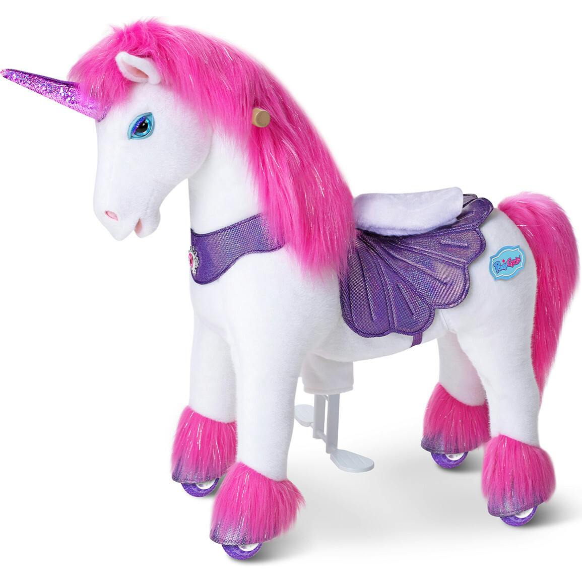 Model Y® Unicorn Ride-On Toy Age 4–7 – Pink/Purple