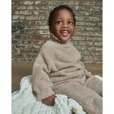 Fuzzy Boxy Mock Neck Sweater