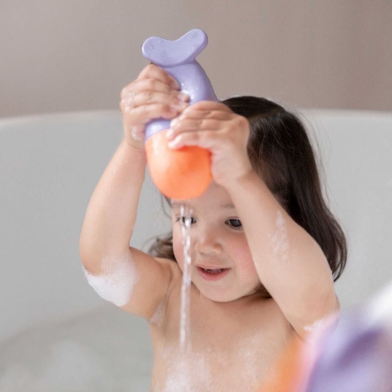 Whale Bath Bundle – Squeezi Whale, Bath Puzzle Whale & Cana Watering Can