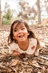 Clementine Dress in Cherry Bloom