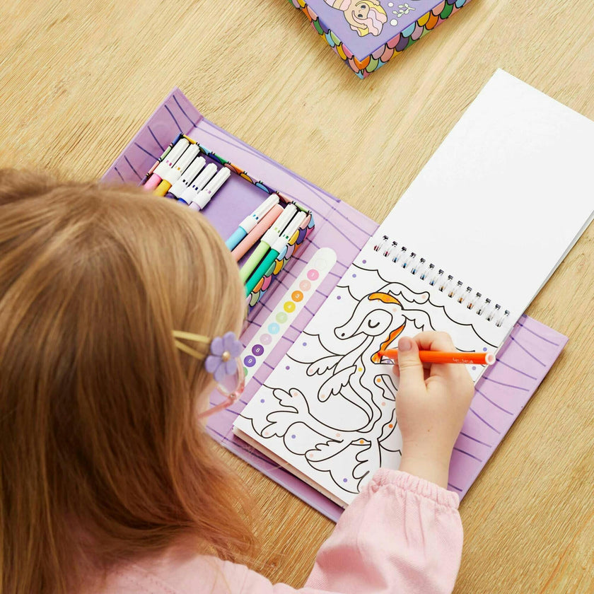 Tribe: Color By Numbers - Mermaids & Friends Activity Set