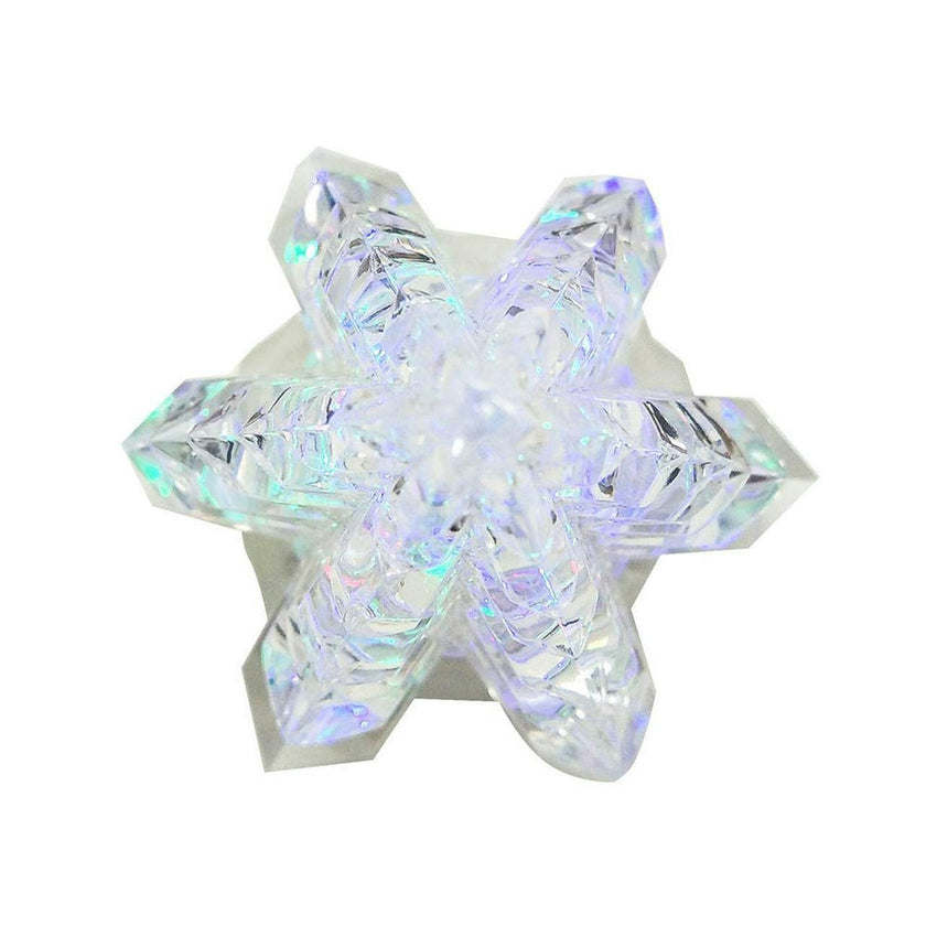 Kurt Adler 10.25-Inch Battery-Operated LED Clear Tree Table Piece with Motion