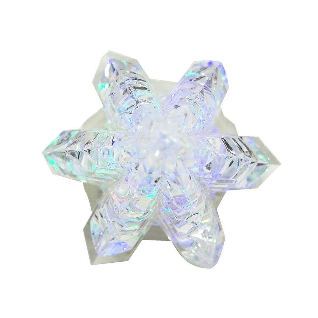 Kurt Adler 10.25-Inch Battery-Operated LED Clear Tree Table Piece with Motion