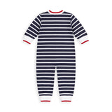 Stripe Knit Longall with Golf Cart & Christmas Tree