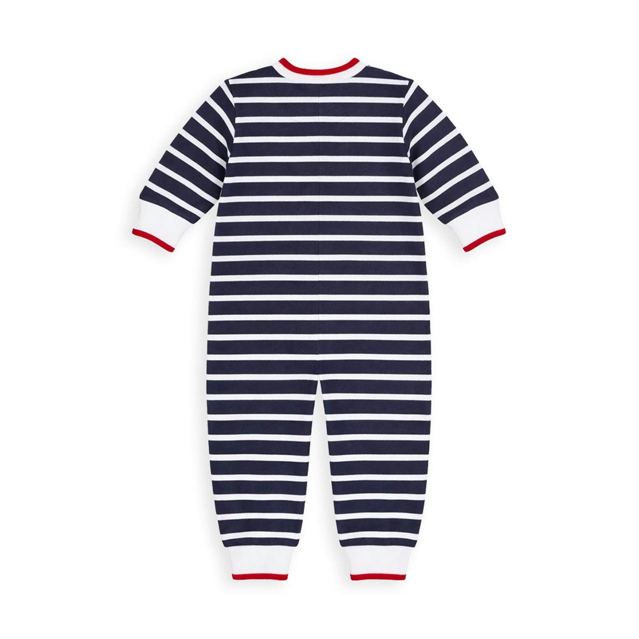 Stripe Knit Longall with Golf Cart & Christmas Tree