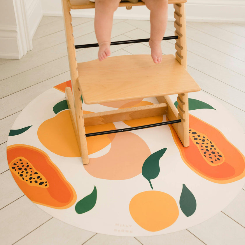 Catch All Mat for Mealtime & Playtime Mess