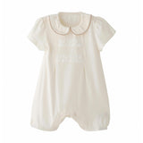 Cream Lace Collar Romper