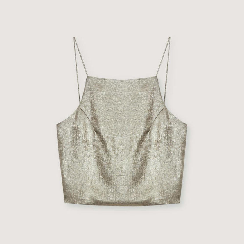 Saffron Woman Top Gold