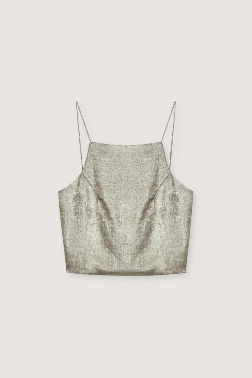 Saffron Woman Top Gold