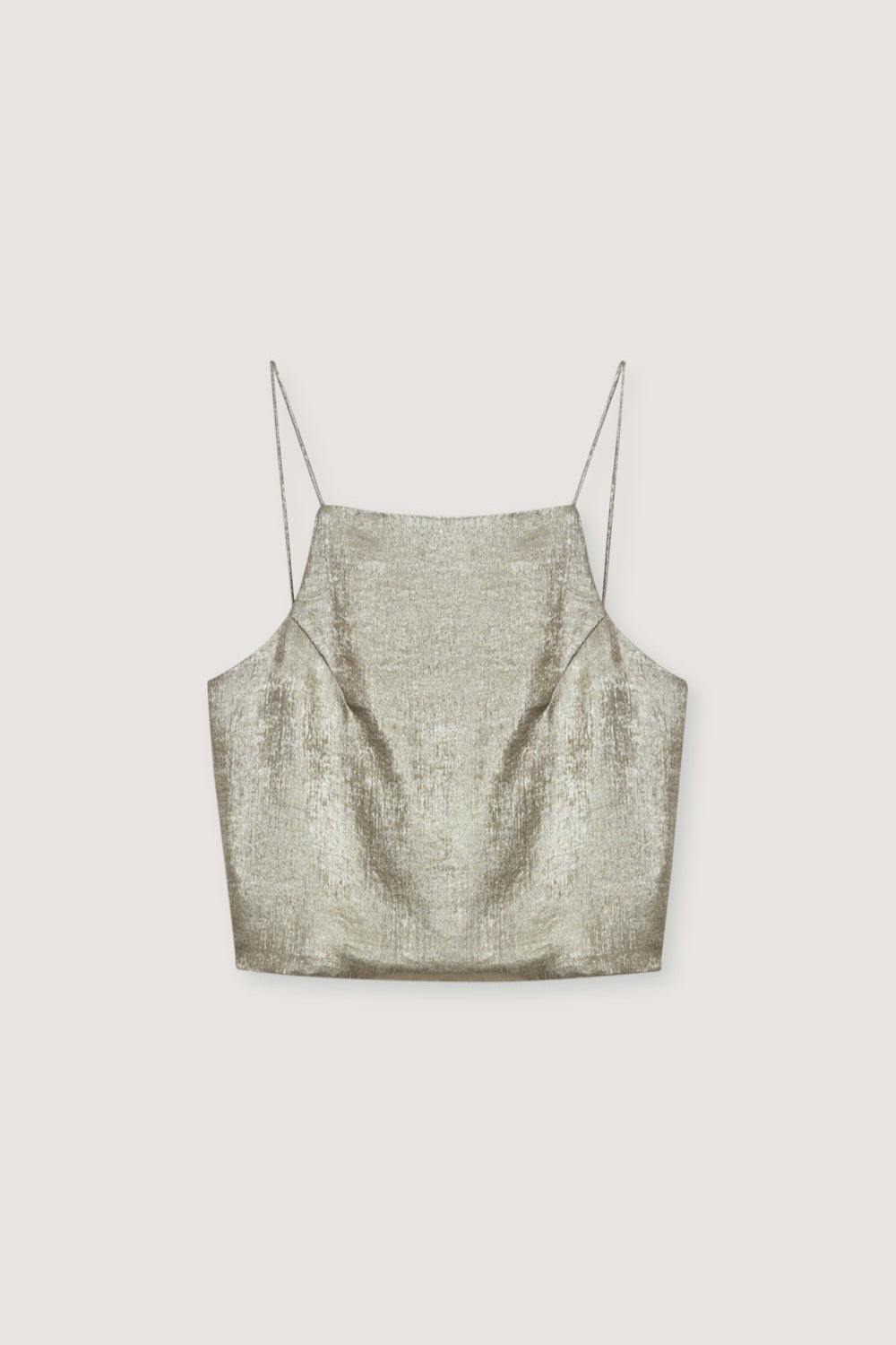 Saffron Woman Top Gold