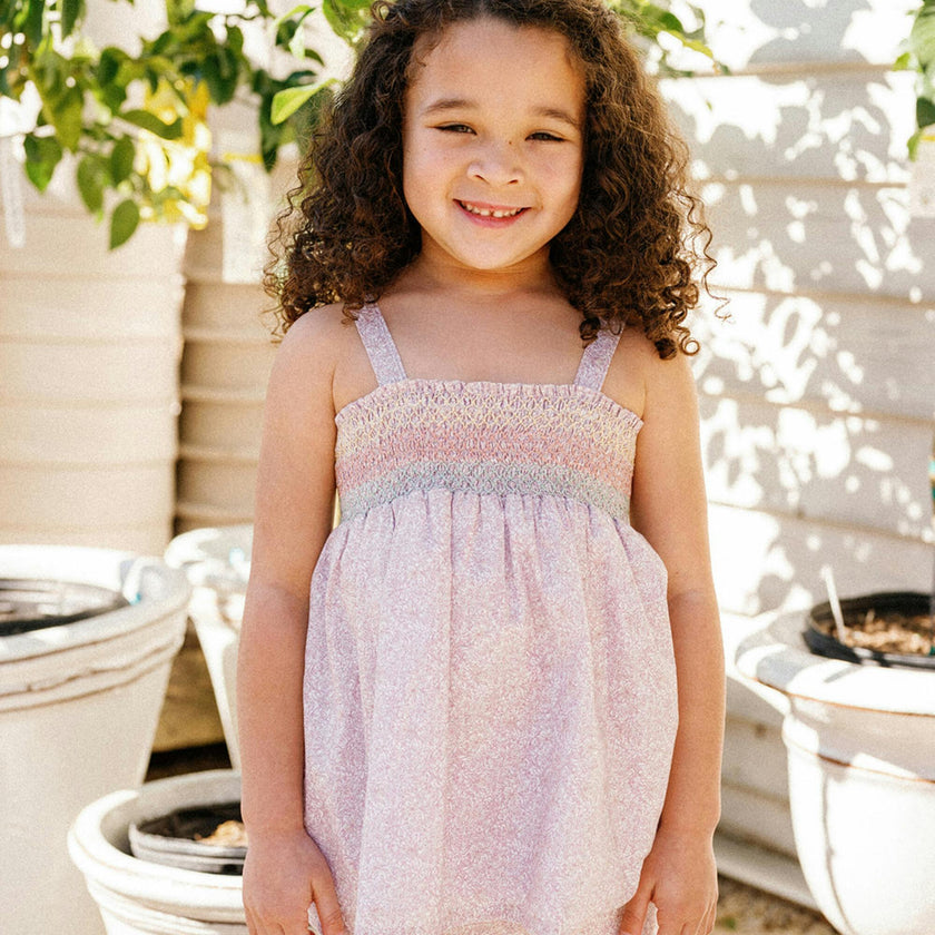 Rosie Girls Set in Scattered Blooms