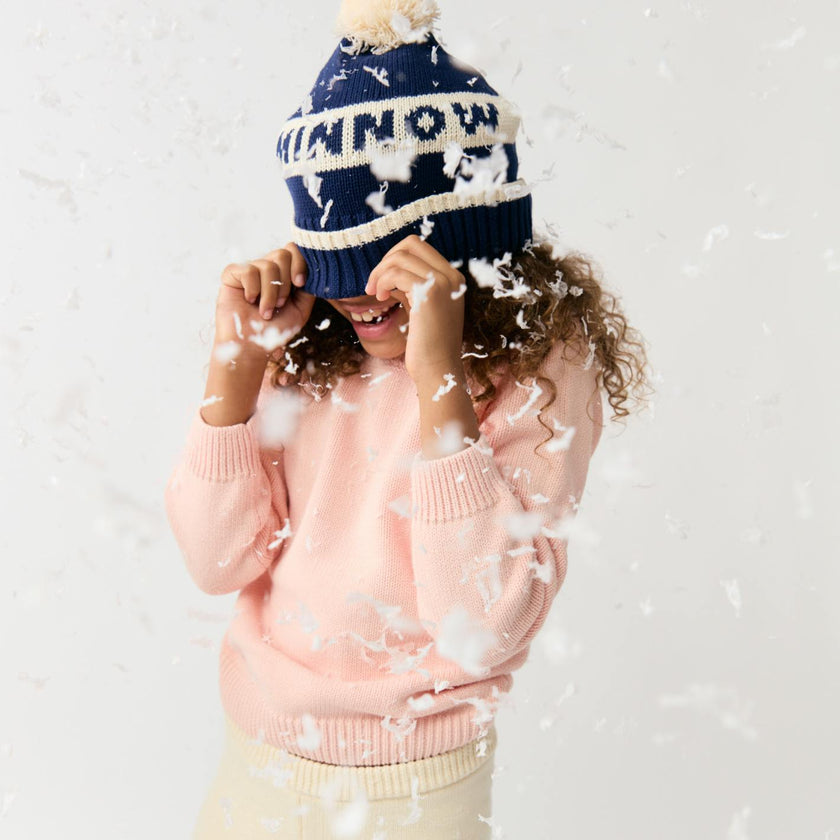 Soft Pink Knit Sweater