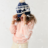Soft Pink Knit Sweater