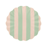Stripy Reusable Bamboo Small Plates