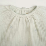 Gauze Two Piece Set in Embroidered Stars