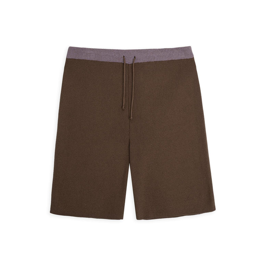 men's organic cotton shorts - mocha