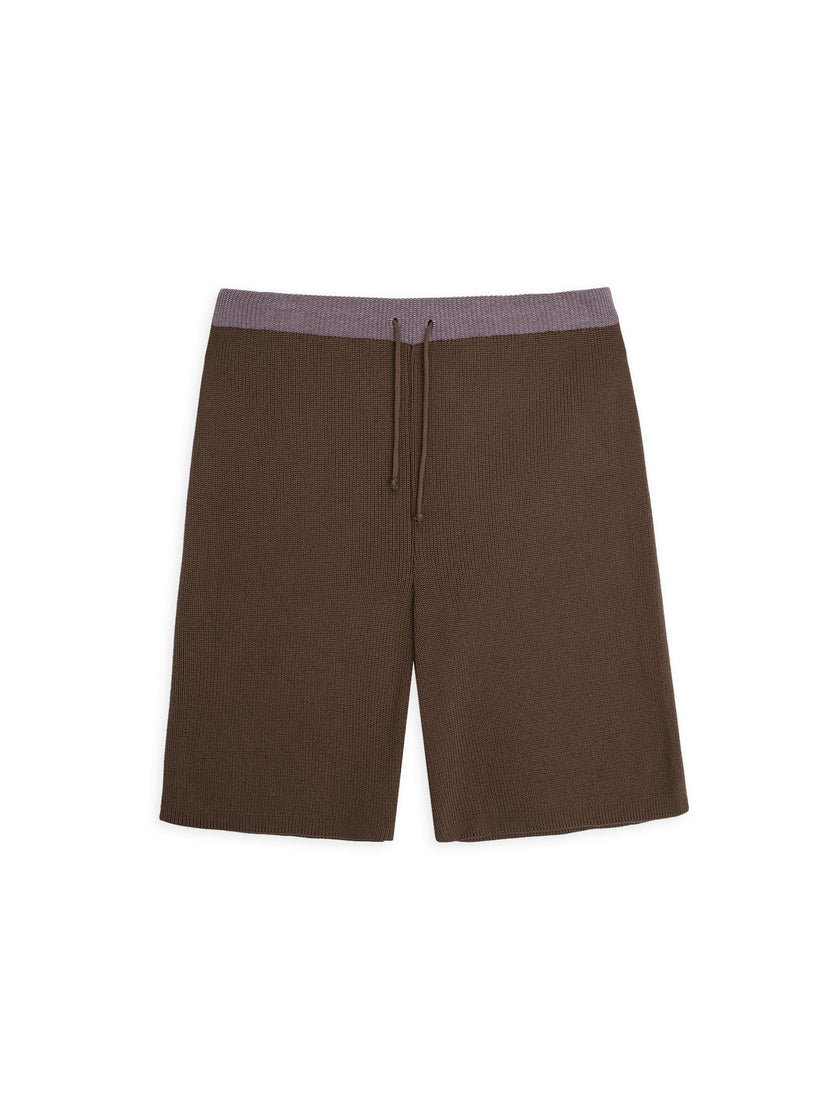 men's organic cotton shorts - mocha