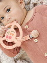 JuJuBe × Studio Oh! Silicone Teether Ring With Detachable Clip