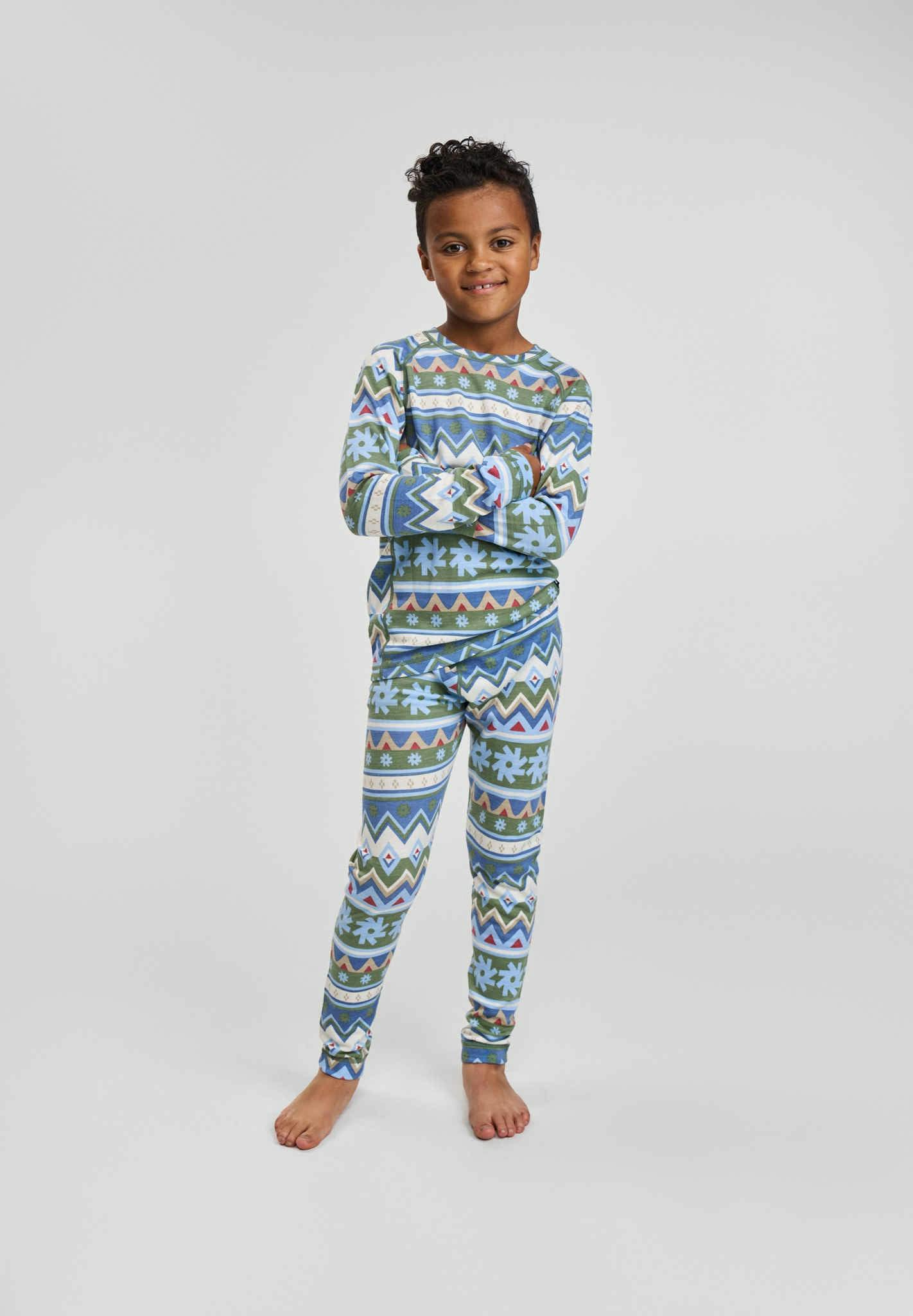 Taitoa - Kids' Merino Wool & Lyocell Base Layer Set