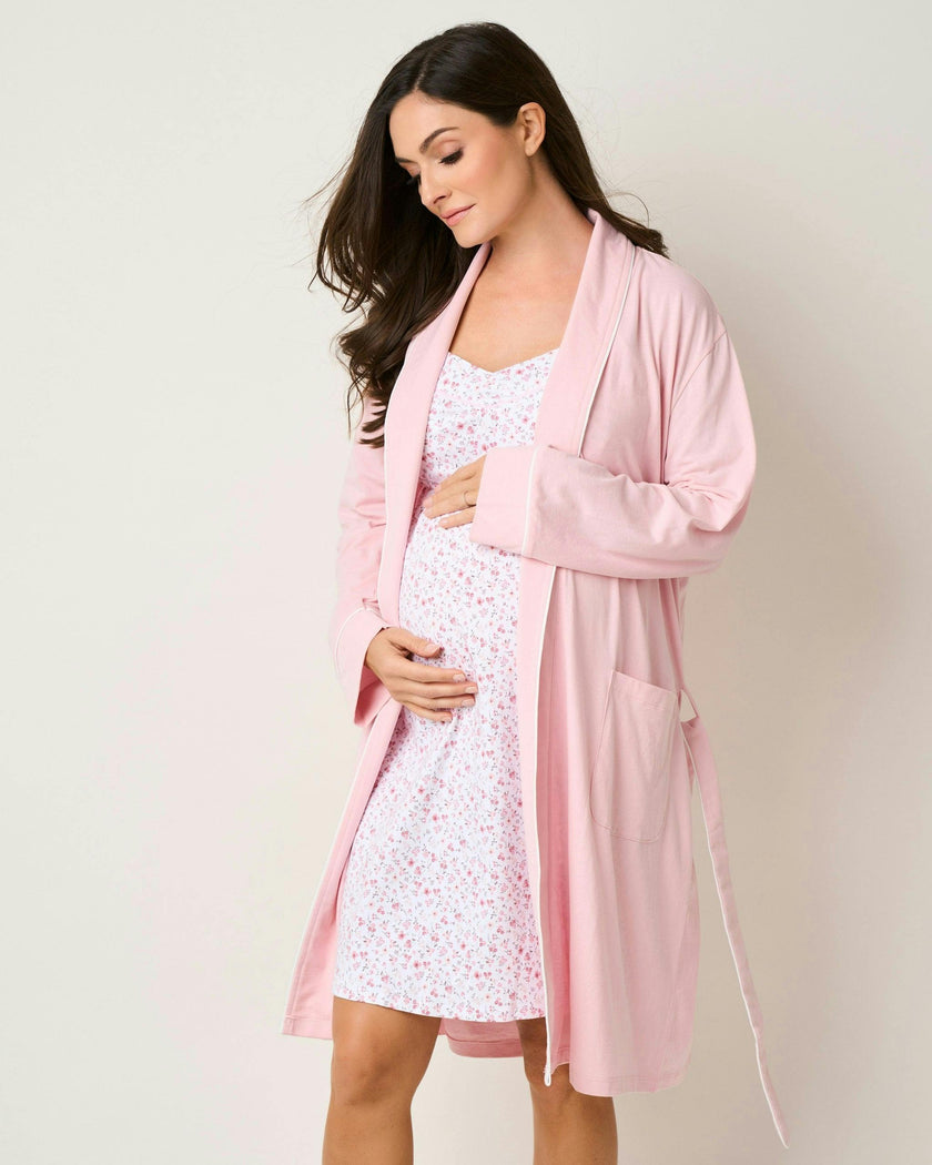 Women's Pima Maternity Nightgown in Dorset Floral