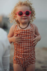 Original Round Sustainable Sunglasses | Bio-Based Bendable Polarized | Bubble Gum