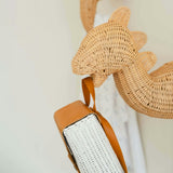 Handcrafted - Dinosaur Wall Decor - Rattan Wicker