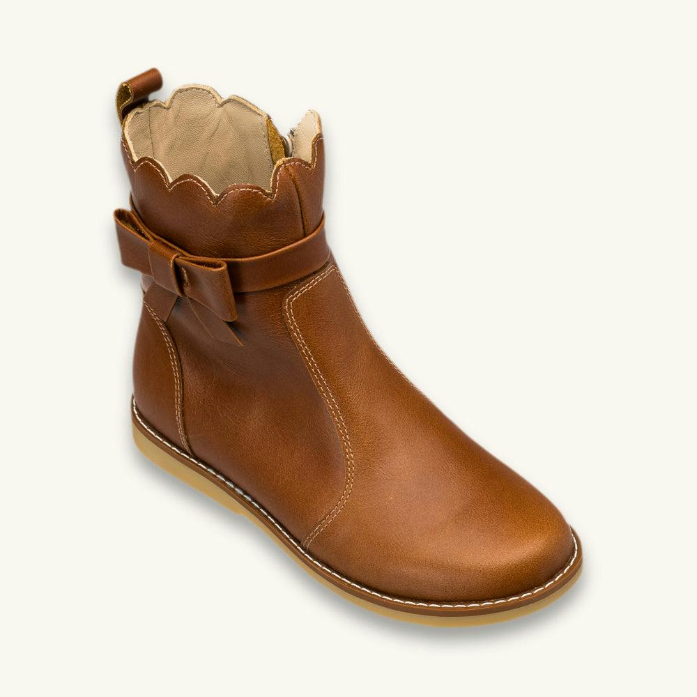 Cellia Bootie | Brown Leather