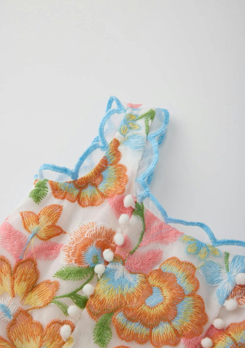 Bianca Embroidered Mini Dress (Baby)
