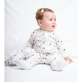 Tiny Drops Zip-up Baby Bodysuit