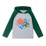 Raglan Tee Hoodie Set | Sports