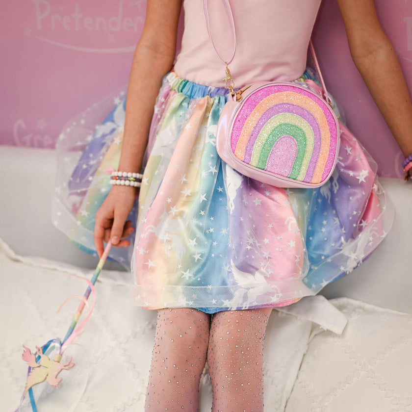 Enchanted Unicorn Skirt & Wand Set