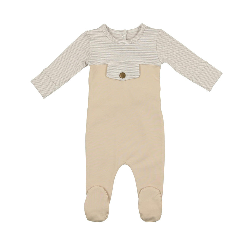 Snap Pocket Long Sleeve Footie