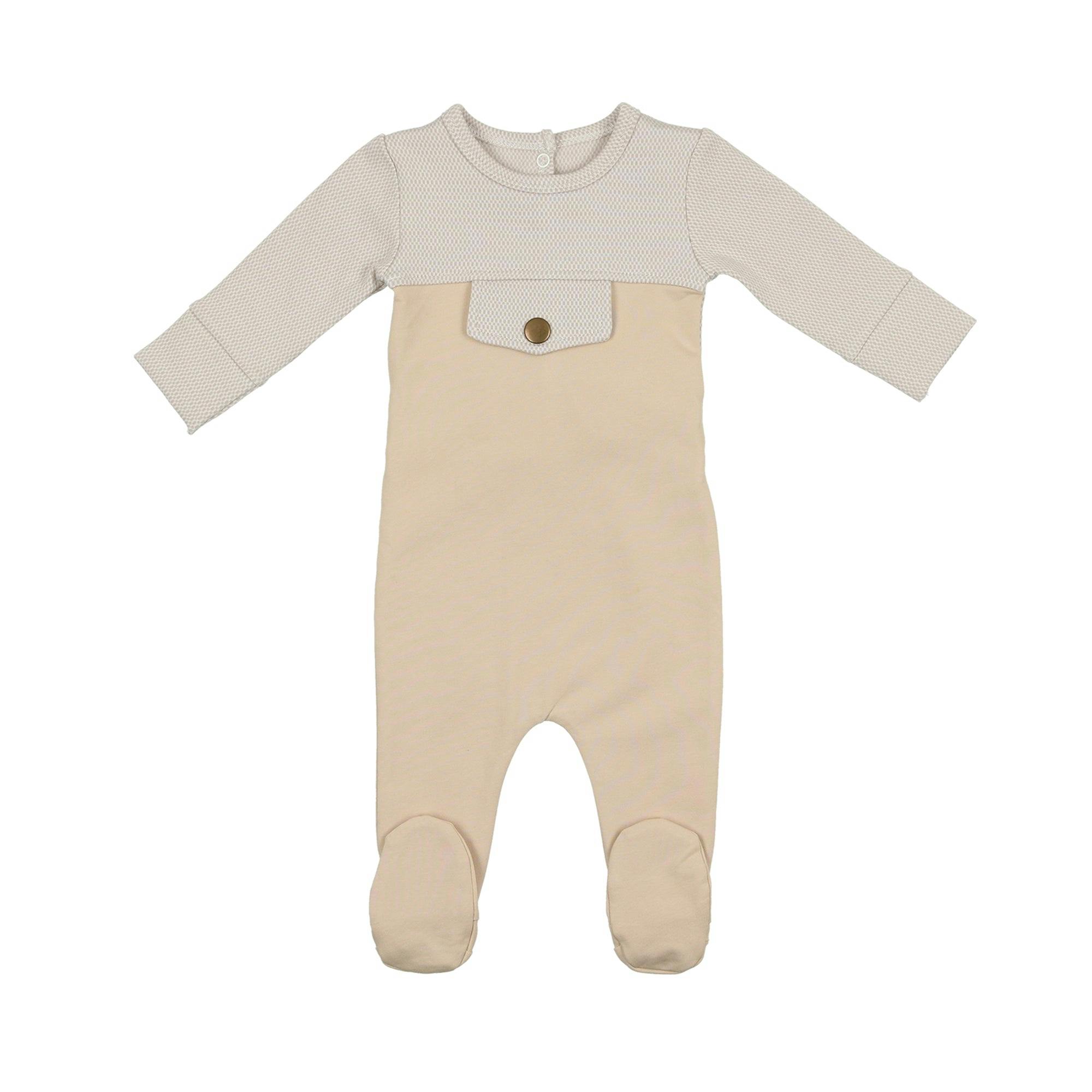 Snap Pocket Long Sleeve Footie