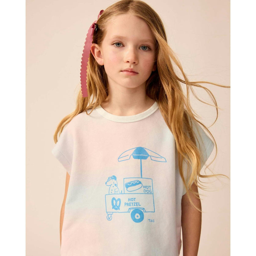 Organic Brooklyn Tank in Pink Cloud
