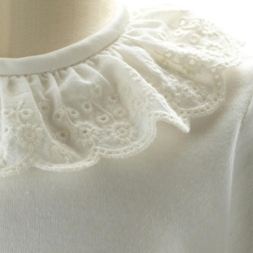 Broderie Collar Bodysuit