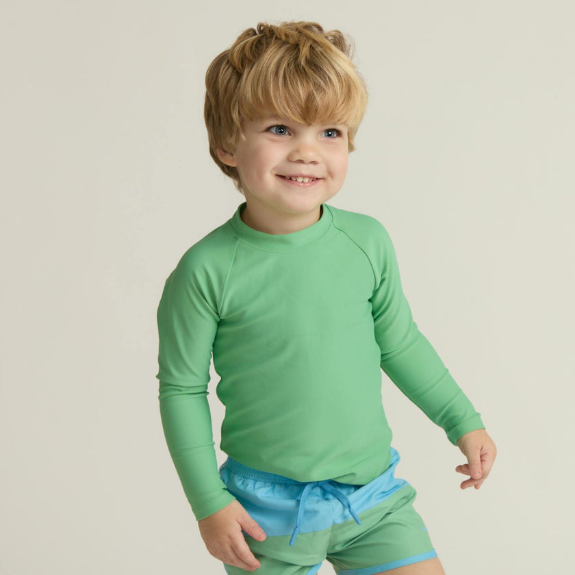 unisex gustavia green rashguard