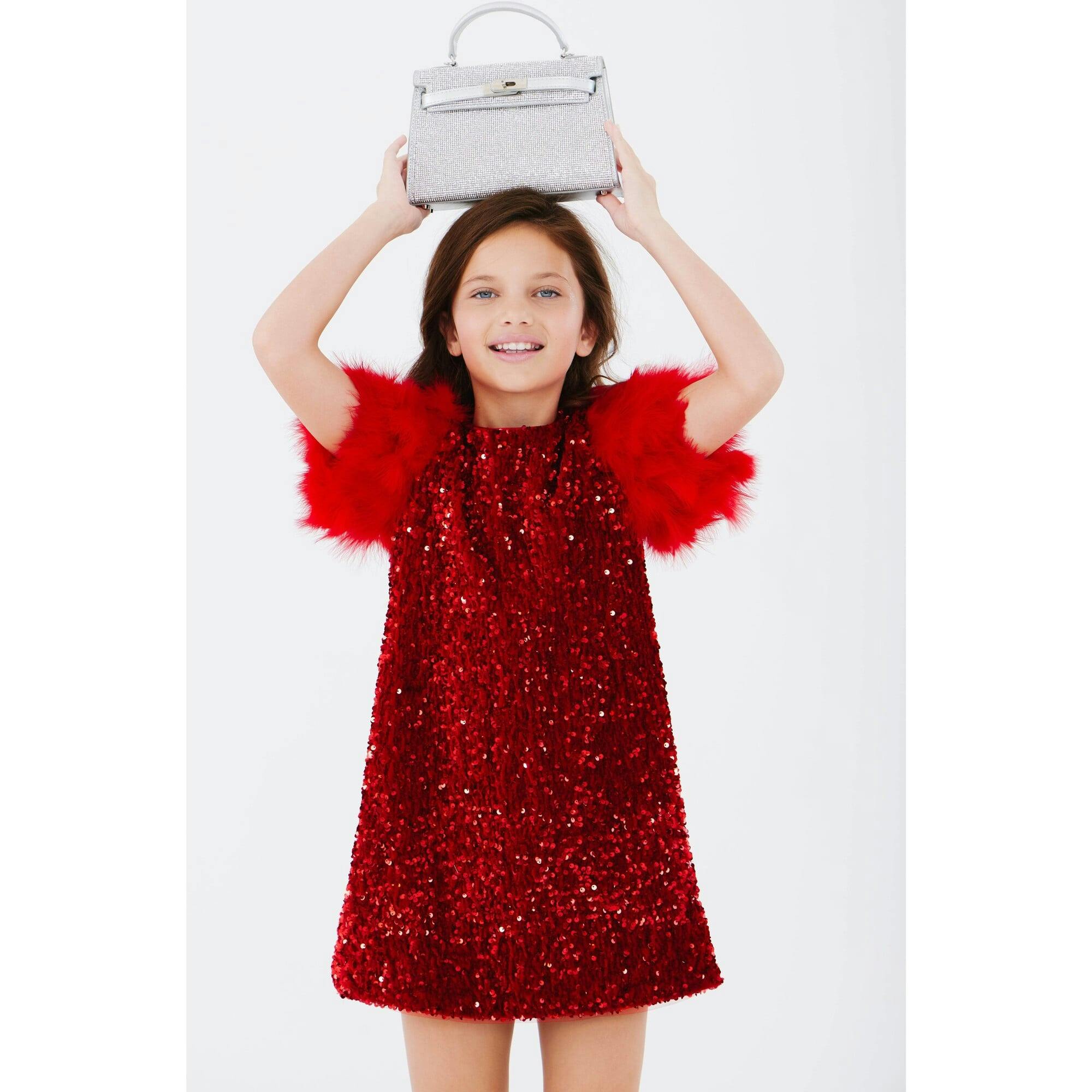 Ruby Feather Dress