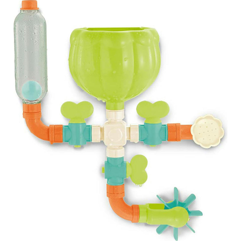 Buddy & Barney: Bath Time Waterfall - 16pc Water Works Pipes