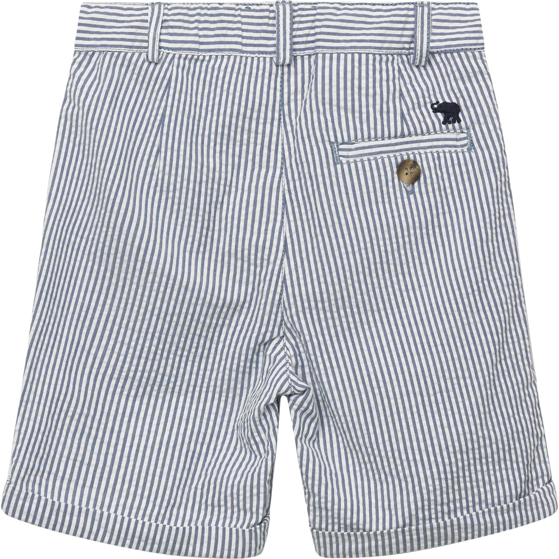Charlie Chino Shorts in Blue Stripe