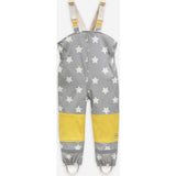 Stars Print Rain Suspender Pants