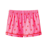 Girls Tee & Short Pajama Set | Pink Cherry Heart