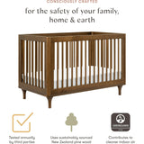 Lolly 3-In-1 Convertible Crib With Toddler Bed Conversion Kit